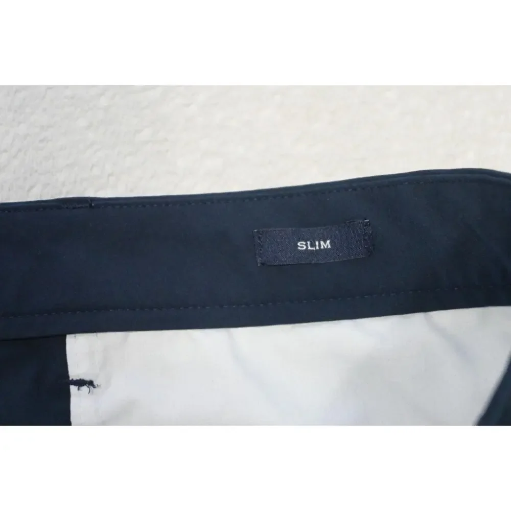 J Crew Flex‎ Slim Tapered Golf Pants Performance Blue Wicking Mens Sz 32 x 32
